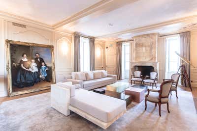  Coastal Hotel Living Room. Domaine des Etangs by Isabelle Stanislas Architecture.