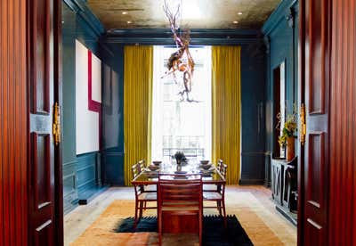 Contemporary Dining Room. Kips Bay by Kristen McGinnis Design.