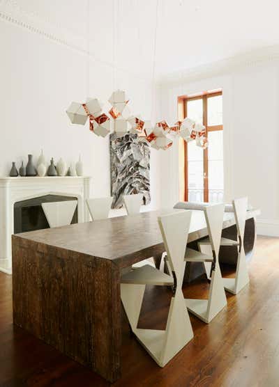  Contemporary Family Home Dining Room. Greenwich Village Townhouse by ASH NYC.