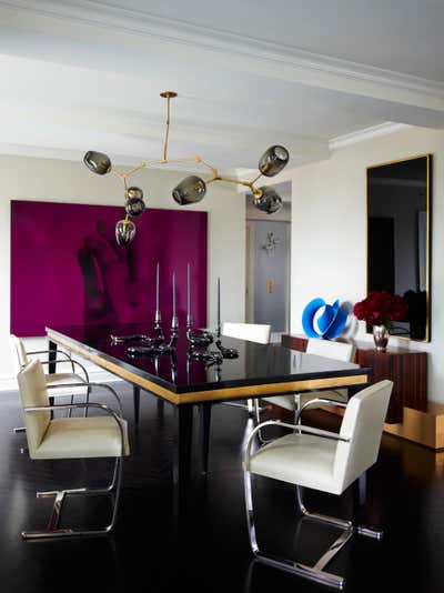  Contemporary Apartment Dining Room. Downtown Meets Uptown | Park Ave Apartment by Kelly Behun | STUDIO.
