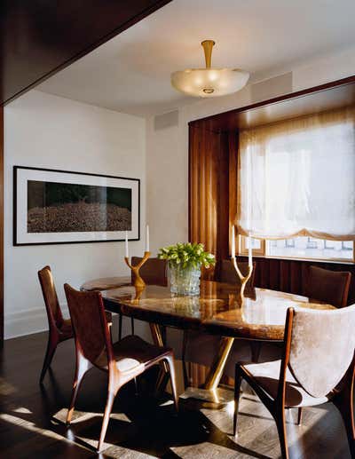  Contemporary Apartment Dining Room. NYC Residence by Fox-Nahem Associates.