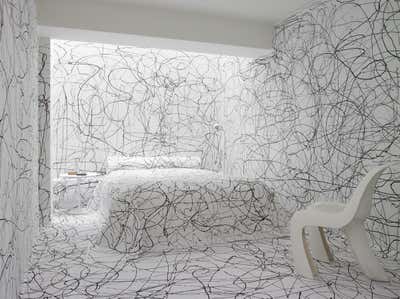 Contemporary Apartment Bedroom. The Black & White Project by Doug Meyer Studio.