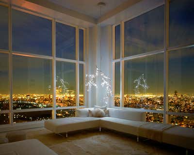  Contemporary Apartment Living Room. Central Park | Modern Penthouse by Kelly Behun | STUDIO.