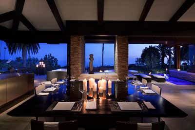 Contemporary Vacation Home Dining Room. Resort Living  by Philip Nimmo Inc..