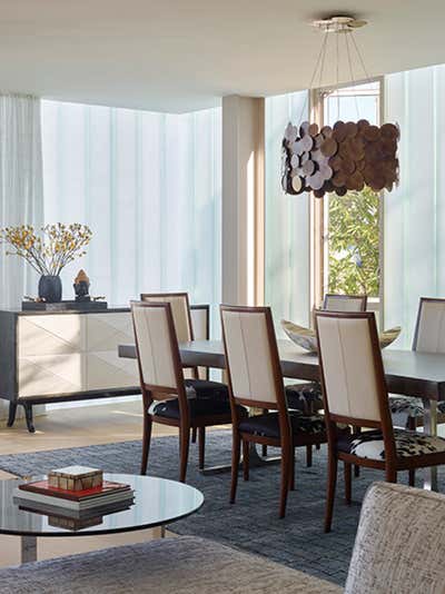  Contemporary Beach House Dining Room. Manhattan Beach Modern by Annette English + Associates.
