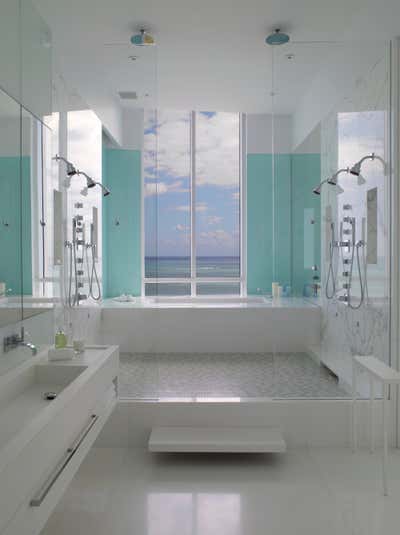  Contemporary Beach House Bathroom. Bath Club by Jennifer Post Design, Inc.