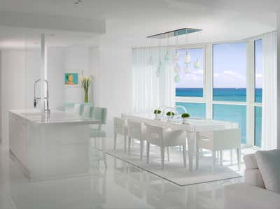  Contemporary Apartment Dining Room. Setai by Jennifer Post Design, Inc.