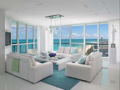  Contemporary Apartment Living Room. Setai by Jennifer Post Design, Inc.