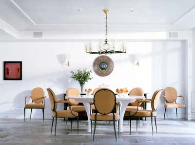  Contemporary Apartment Dining Room. NYC Duplex by Fox-Nahem Associates.