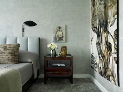 Contemporary Apartment Bedroom. Superior Ink by Huniford Design Studio.