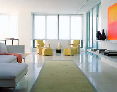  Contemporary Apartment Living Room. Columbus Circle by Jennifer Post Design, Inc.