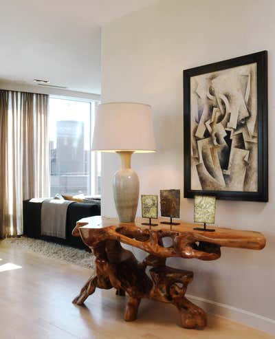  Contemporary Apartment Entry and Hall. Astor Place Residence by Kristen McGinnis Design.