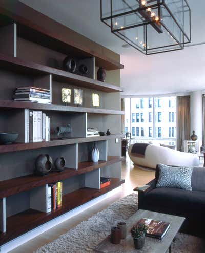  Contemporary Apartment Office and Study. Astor Place Residence by Kristen McGinnis Design.