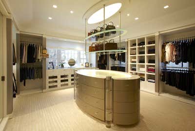 Contemporary Storage Room and Closet. Greenwich, CT Residence by Fox-Nahem Associates.