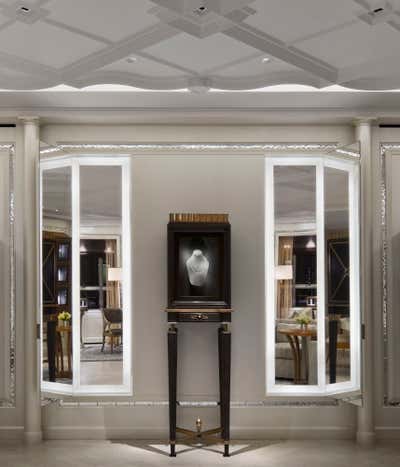 Contemporary Lobby and Reception. Tiffany Mezzanine Salon by Robert A.M. Stern Architects.