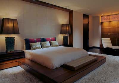  Contemporary Family Home Bedroom. Jennifer Aniston, Beverly Hills by Stephen Shadley Designs.