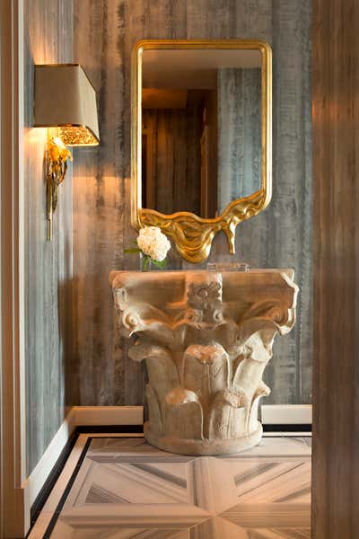  Bachelor Pad Entry and Hall. Ritz-Carlton Residence by Woodson and Rummerfield's House of Design.