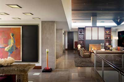 Contemporary Vacation Home Entry and Hall. Desert Vogue by Harte Brownlee & Associates.