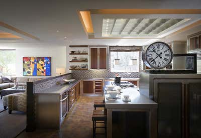 Contemporary Vacation Home Kitchen. Desert Vogue by Harte Brownlee & Associates.