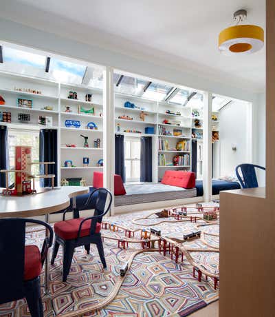 Contemporary Family Home Children's Room. Village Townhouse by Shawn Henderson Interior Design.