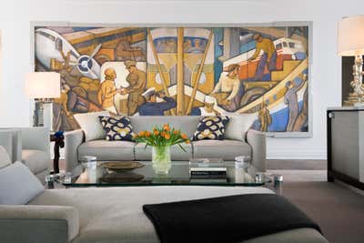  Contemporary Vacation Home Living Room. Time Warner Center by Stephen Shadley Designs.