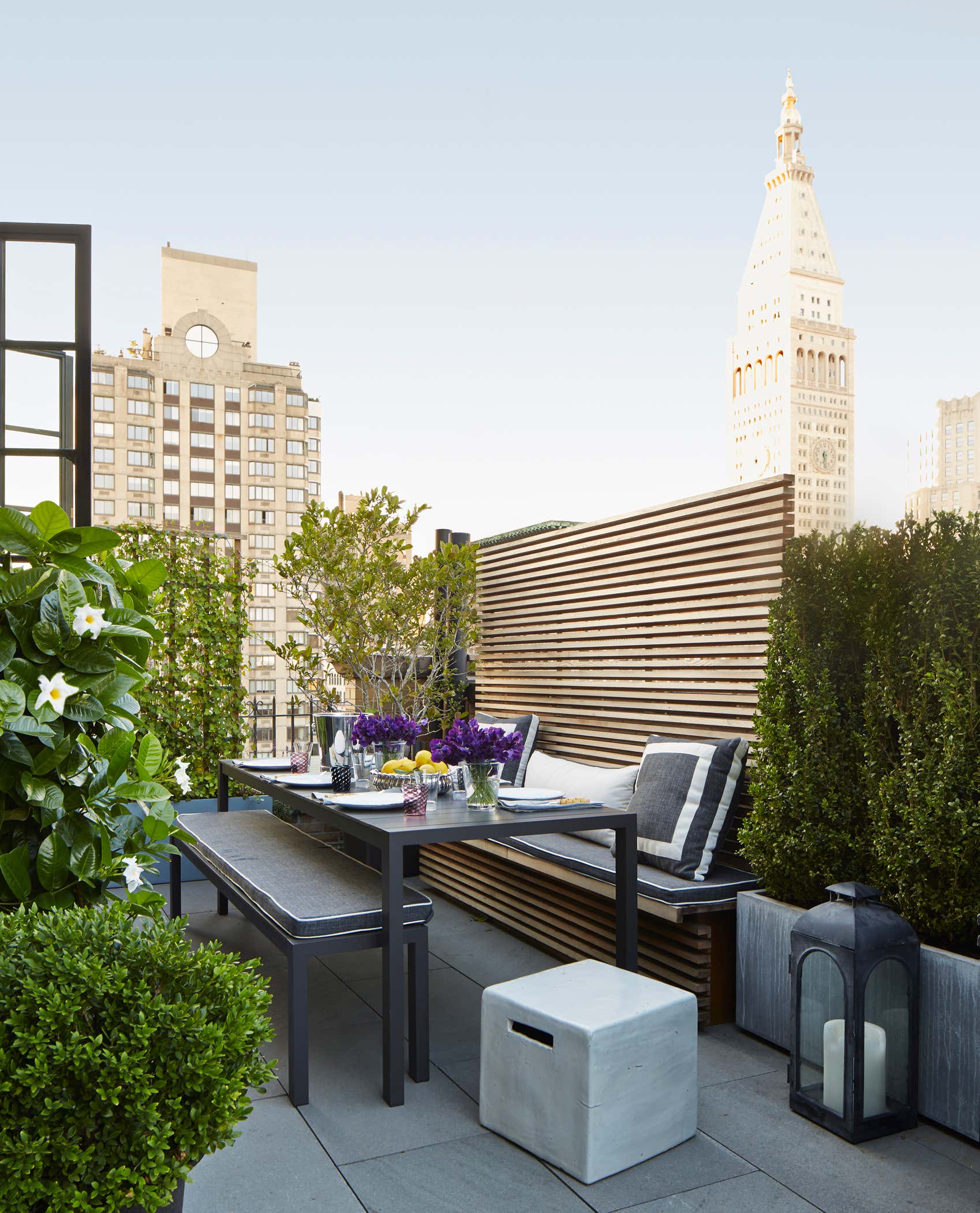 Contemporary Patio and Deck