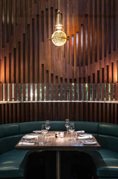 Contemporary Restaurant Open Plan. The Continental by David Collins Studio.