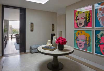 Contemporary Entry and Hall. Penthouse North, Knightsbridge by Helen Green Design (Allect Design Group).