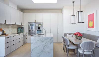  Contemporary Family Home Kitchen. Penthouse South, Knightsbridge by Helen Green Design (Allect Design Group).