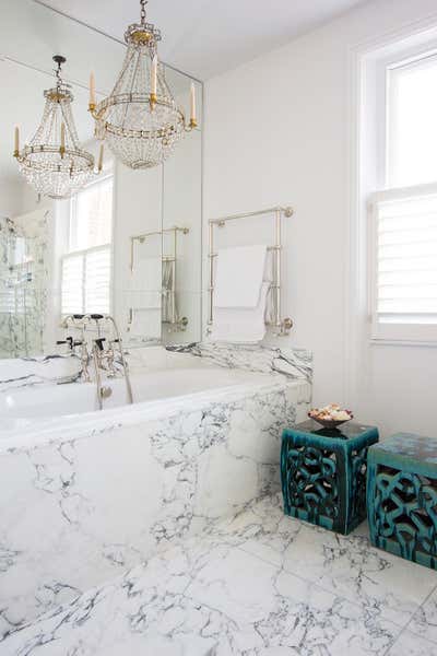  Contemporary Family Home Bathroom. Notting Hill  by Samantha Todhunter Design Ltd..