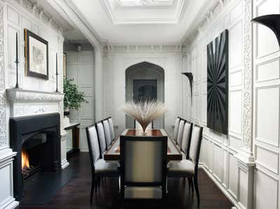  Contemporary Family Home Dining Room. Regent's Park Grand House by Hubert Zandberg Interiors.