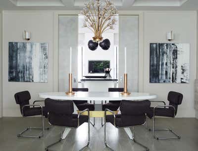  Contemporary Apartment Dining Room. Marylebone Apartment by Hubert Zandberg Interiors.