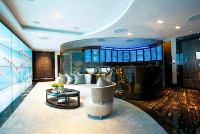 Contemporary Lobby and Reception. The Jet Business by Argent Design.