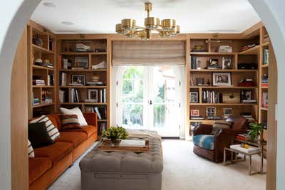  Contemporary Family Home Office and Study. Los Angeles by Nate Berkus Associates.