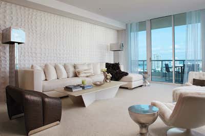  Contemporary Apartment Living Room. Miami Apartment by Fox-Nahem Associates.