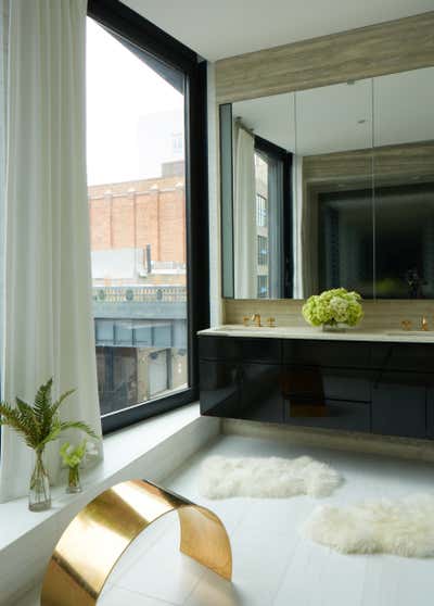 Contemporary Apartment Bathroom. Highline Duplex by ASH NYC.