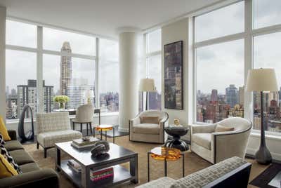Contemporary Living Room. Upper East Side by Champeau & Wilde.