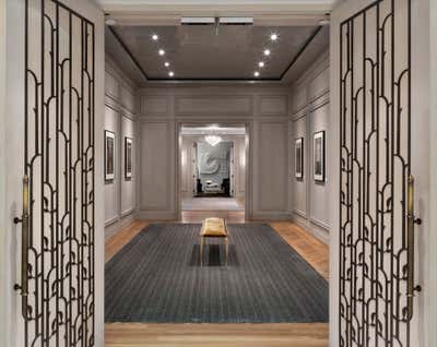  Contemporary Apartment Entry and Hall. 30 Park Place Sales Gallery by Robert A.M. Stern Architects.
