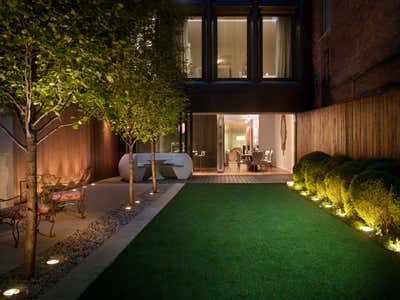 Contemporary Patio and Deck. New York Townhouse by Francis Sultana.