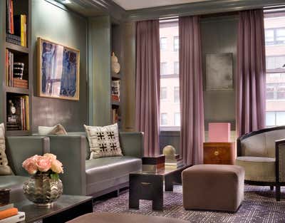  Apartment Office and Study. Park Avenue Modern by Dessins, Penny Drue Baird.