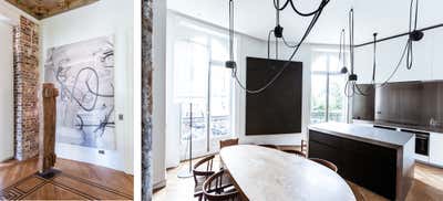 Contemporary Kitchen. Baron Haussmann by Isabelle Stanislas Architecture.