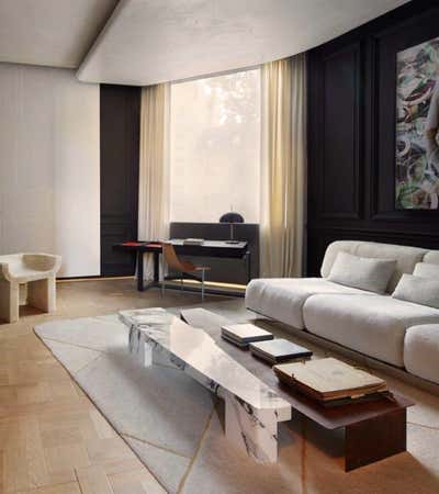  Contemporary Entertainment/Cultural Living Room. Palais Iéna by Bismut & Bismut.