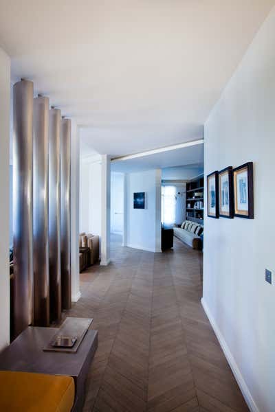  Contemporary Apartment Entry and Hall. Rue le Nôtre by Isabelle Stanislas Architecture.