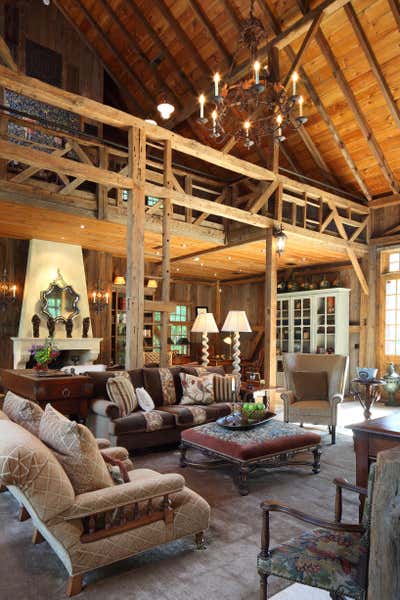  Cottage Country House Living Room. Farmhouse Redux by Dessins, Penny Drue Baird.