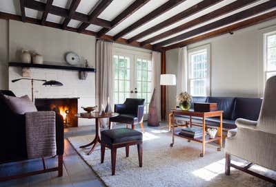  Cottage Country House Living Room. Upstate Colonial by Shawn Henderson Interior Design.