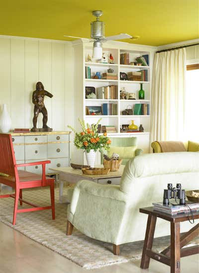  Country Vacation Home Living Room. Lake Cottage by Kathryn Scott Design Studio.