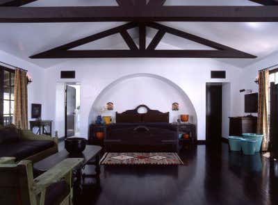  Craftsman Family Home Bedroom. Diane Keaton, Bel Air by Stephen Shadley Designs.