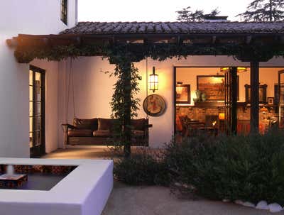  Craftsman Family Home Patio and Deck. Diane Keaton, Bel Air by Stephen Shadley Designs.