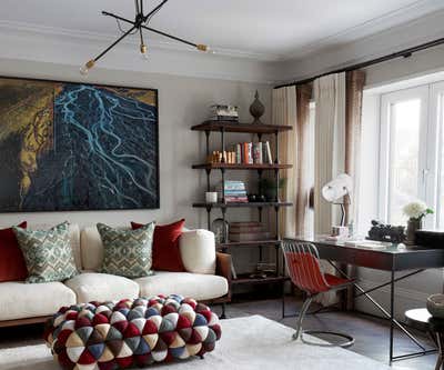  Mid-Century Modern Apartment Living Room. The Palladio by Martin Brudnizki Design Studio.