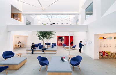 Eclectic Office Open Plan. Beats By Dre by Bestor Architecture.
